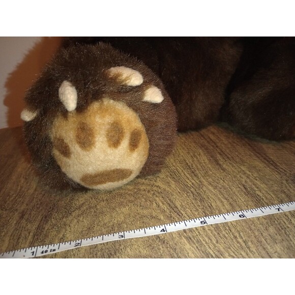 Carousel By Guy Plush Brown Grizzly Bear Vintage 18” Teddy - Cabin Gift 1980s - Picture 6 of 16